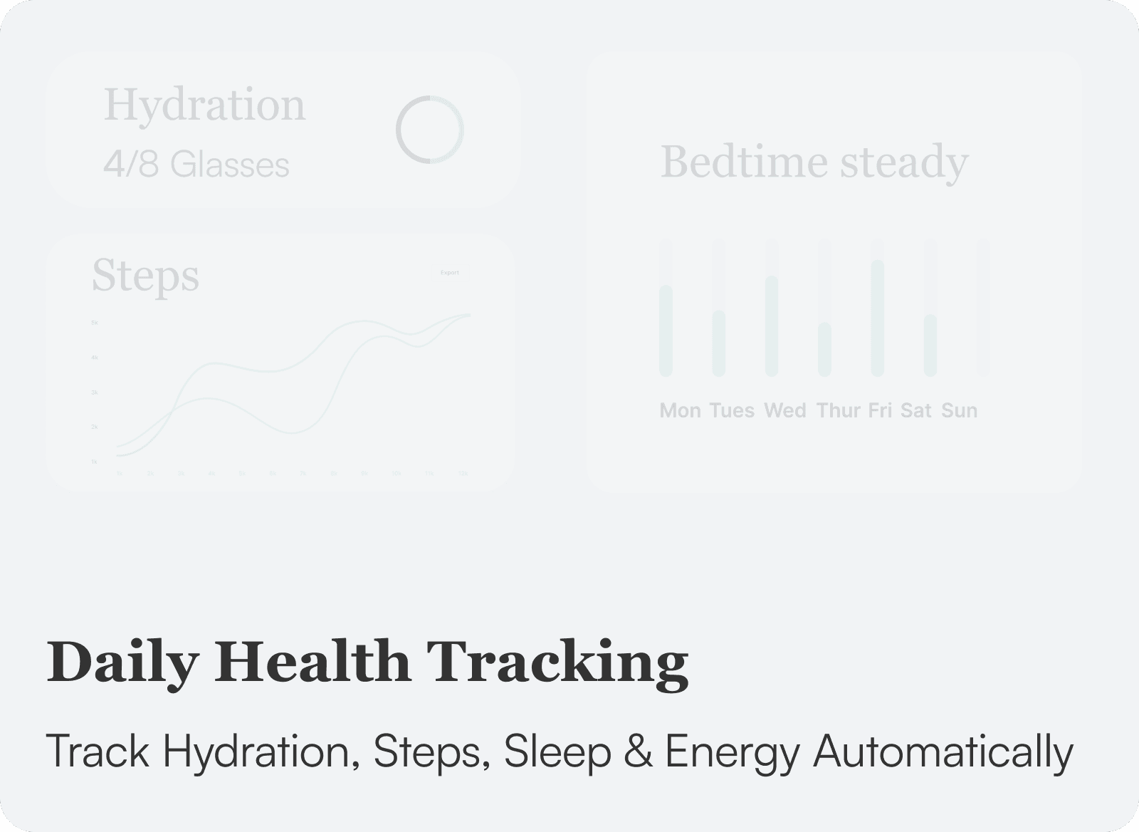 Health Tracking